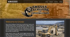 Desktop Screenshot of grizzlyexcavating.net